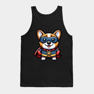 Superhero corgi Tank Top